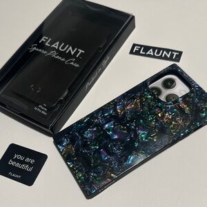 Flaunt iPhone 14 Pro Max Phone Case - Iridescent Black